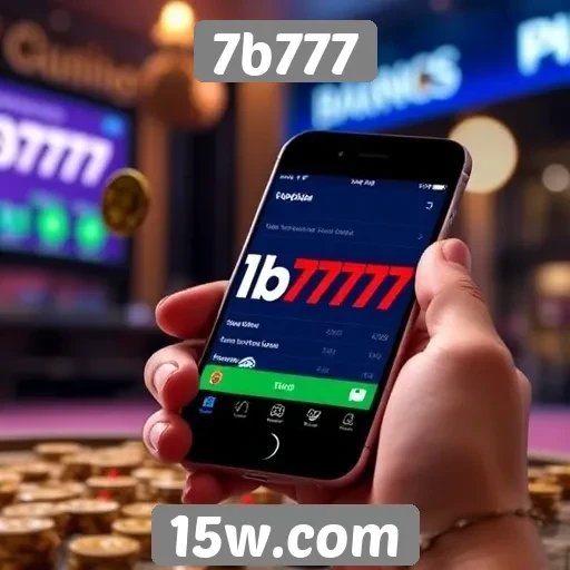 Apostas móveis ganham destaque no site 7b777